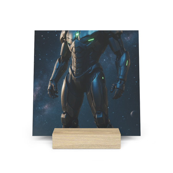 Galactic Guardian Bot - Gallery Board with Stand