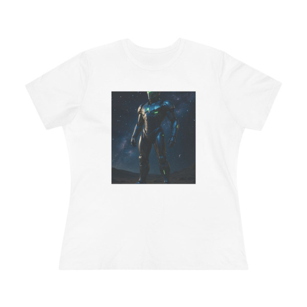Galactic Guardian Bot - Women's Cotton Tee