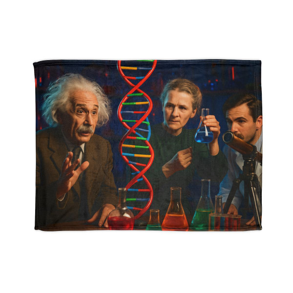 Curiosity in Motion - Soft Polyester Blanket