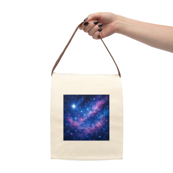 Ethereal Star Garden - Canvas Lunch Bag With Strap