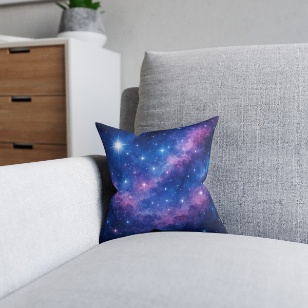 Ethereal Star Garden - Square Pillow