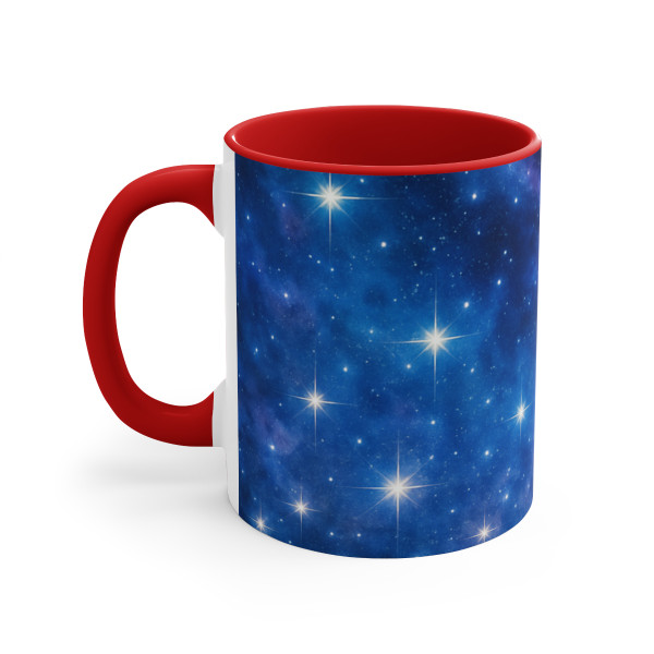 Ethereal Star Garden - Colorful Accent Mugs, 11oz