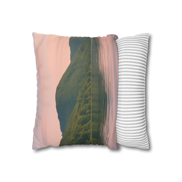 Whispers of Harmony - Faux Suede Square Pillowcase