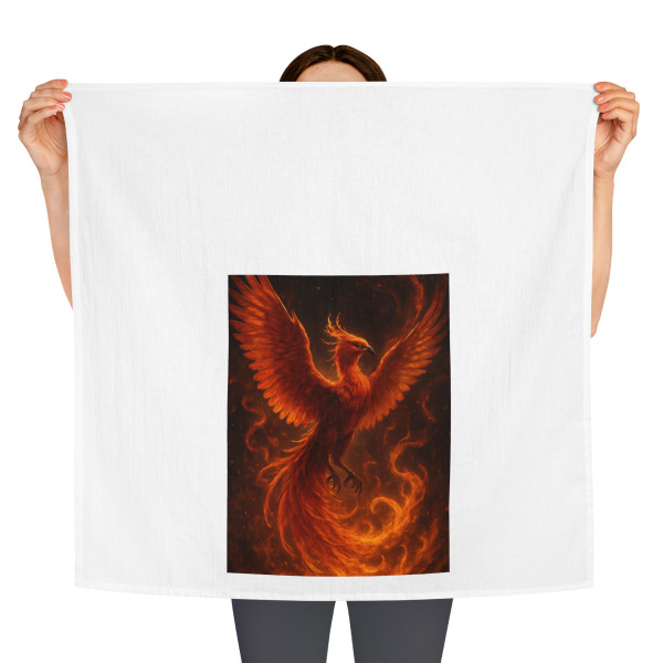 Eternal Flame Ascent - Tea Towel