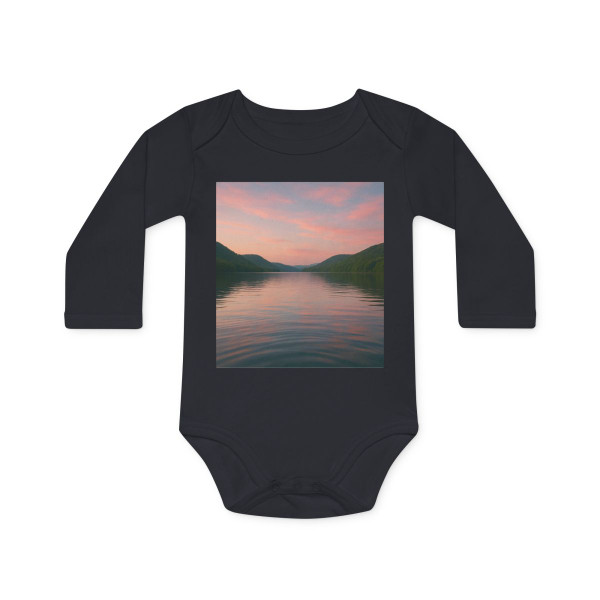 Whispers of Harmony - Baby Long-Sleeve Organic Bodysuit