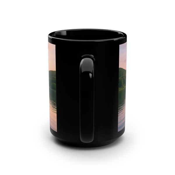 Whispers of Harmony - Black Mug, 15oz