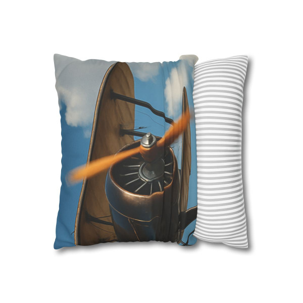 Skyward Soar - Faux Suede Square Pillowcase