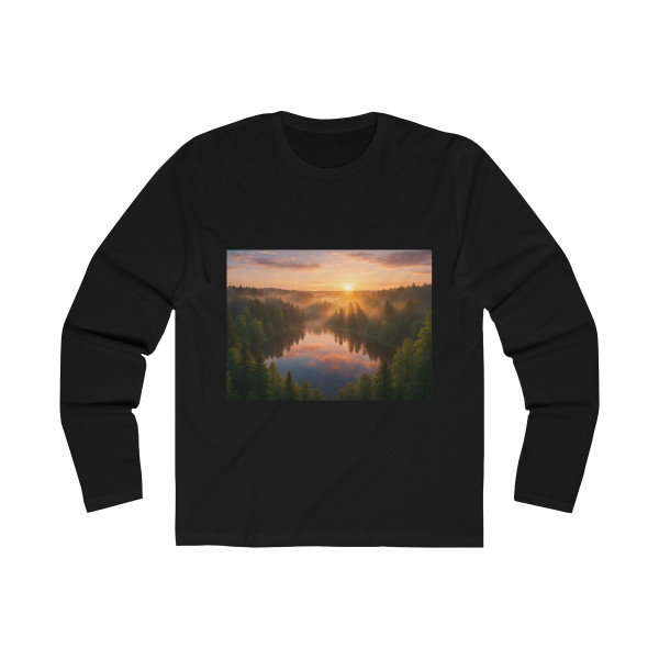 Silent Wilderness - Men's Long Sleeve Crew Tee