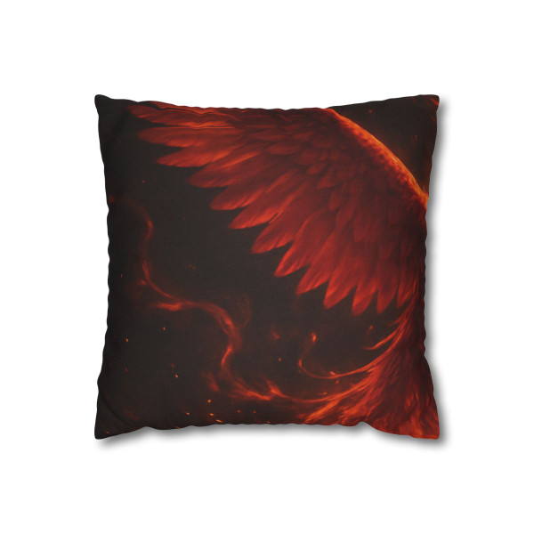 Eternal Flame Ascent - Spun Polyester Square Pillowcase