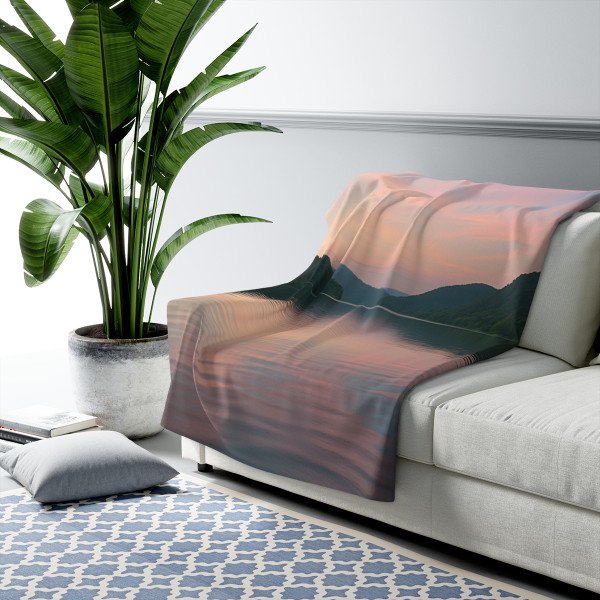 Whispers of Harmony - Sherpa Fleece Blanket