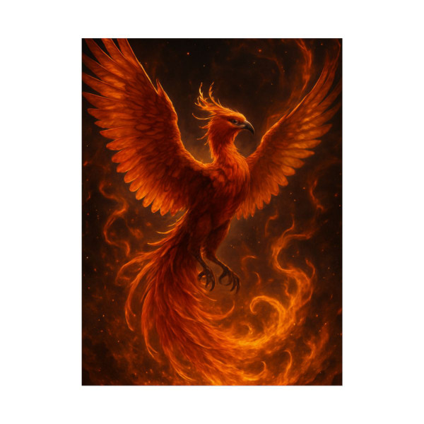 Eternal Flame Ascent - Rolled Posters