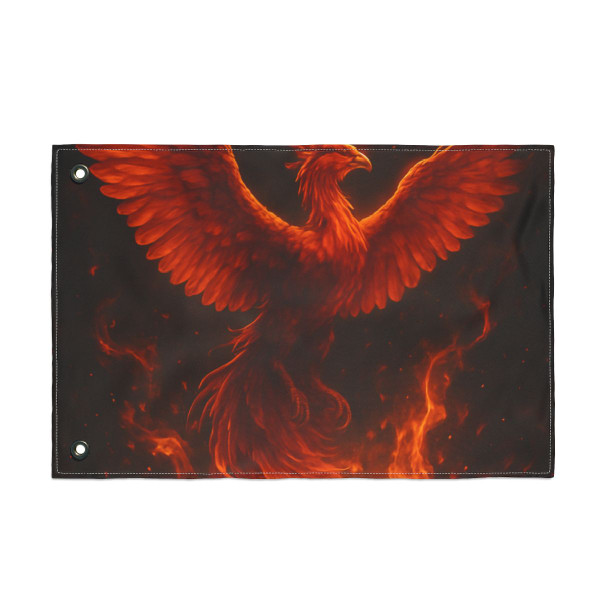 Eternal Flame Ascent - Double Sided Flag