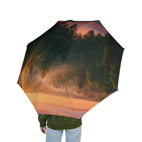Silent Wilderness - Semi-Automatic Foldable Umbrella