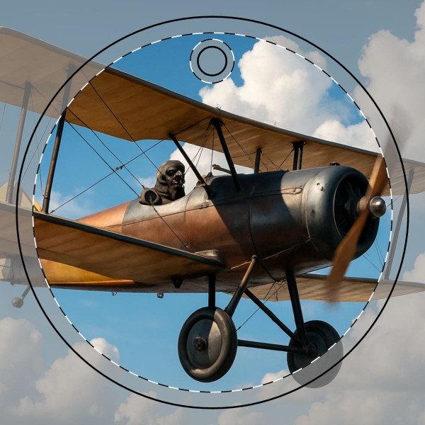 Skyward Soar - Ceramic Ornament, 2-Side Print