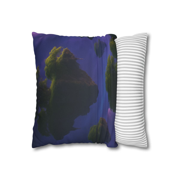 Ethereal Dreamscape - Faux Suede Square Pillowcase