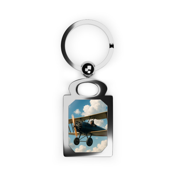 Skyward Soar - Rectangle Photo Keyring