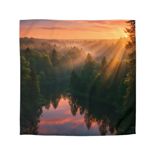 Silent Wilderness - Microfiber Duvet Cover