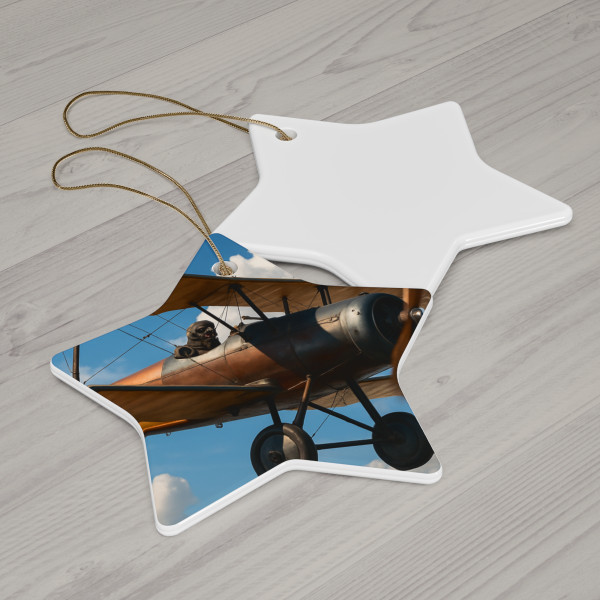 Skyward Soar - Ceramic Ornament, 4 Shapes