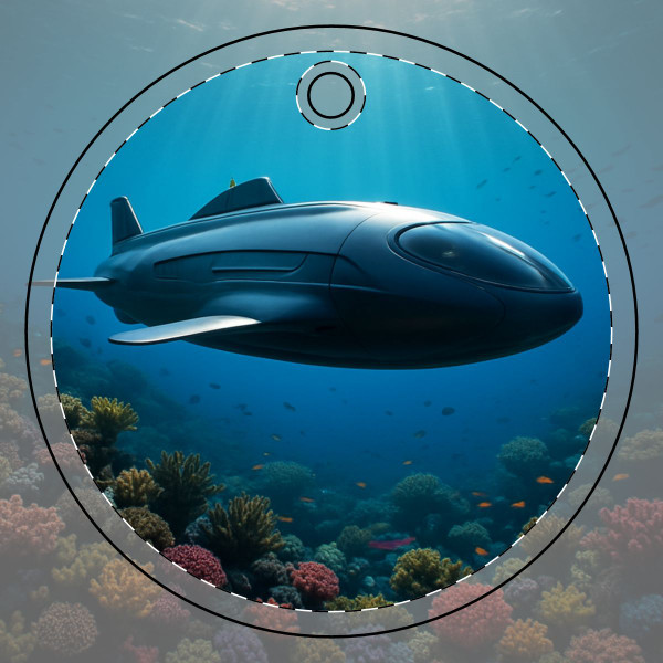 Deep Sea Adventure - Ceramic Ornament, 2-Side Print