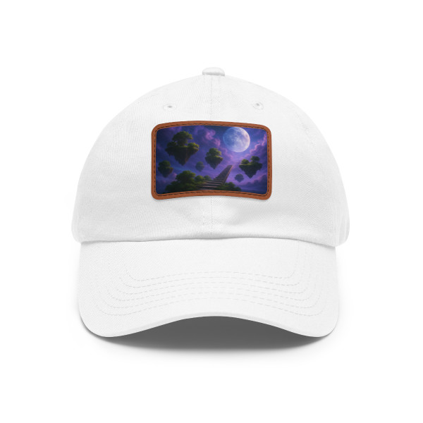 Ethereal Dreamscape - Dad Hat with Leather Patch (Rectangle)