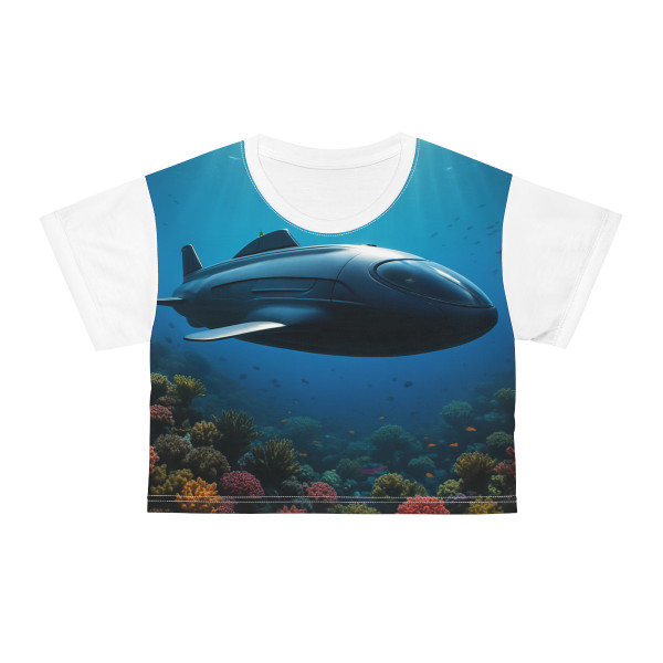 Deep Sea Adventure - Crop Tee (AOP)