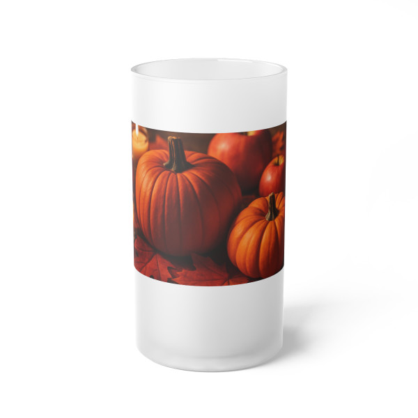Harvest Table Delight - Frosted Glass Beer Mug