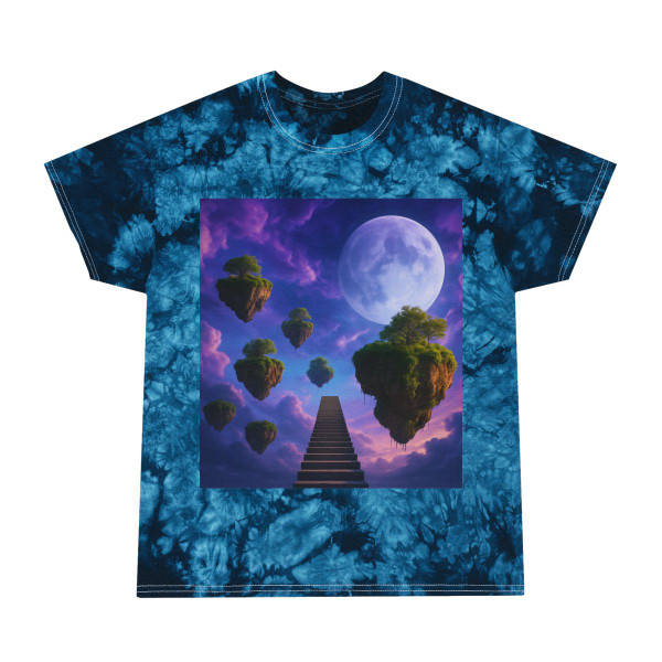 Ethereal Dreamscape - Tie-Dye Tee, Crystal