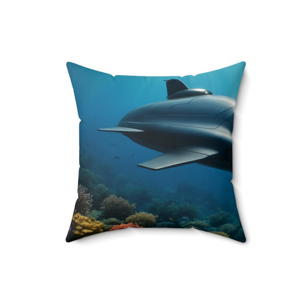 Deep Sea Adventure - Spun Polyester Square Pillow