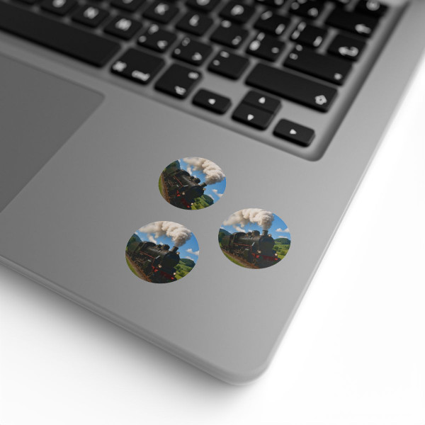 Steam Era Adventure - Round Sticker Label Rolls