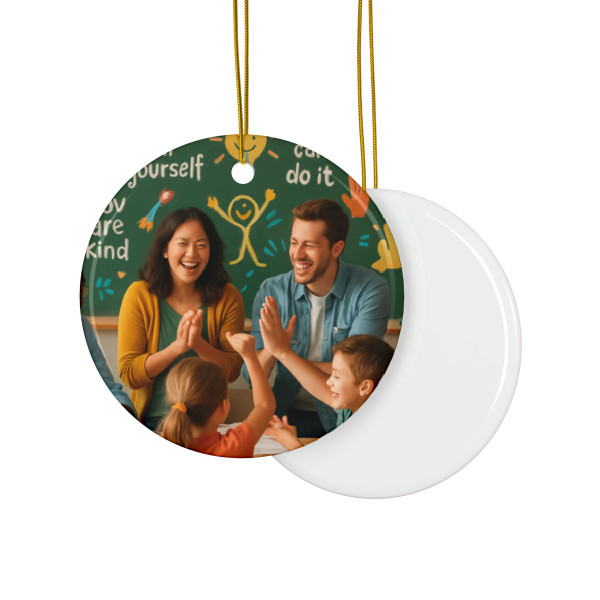 Inspire Every Day - Decorative Ceramic Ornaments, Double-Sided (1pc, 3pcs, 5pcs, 10pcs)