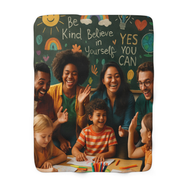 Inspire Every Day - Sherpa Fleece Blanket