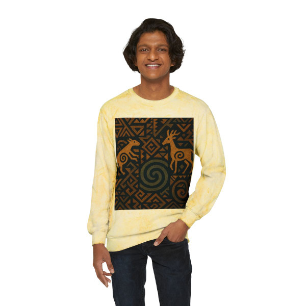 Echoes of Ancestors - Unisex Color Blast Crewneck Sweatshirt
