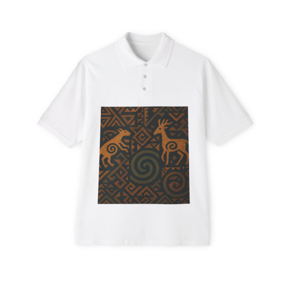 Echoes of Ancestors - Men's Piqué Polo