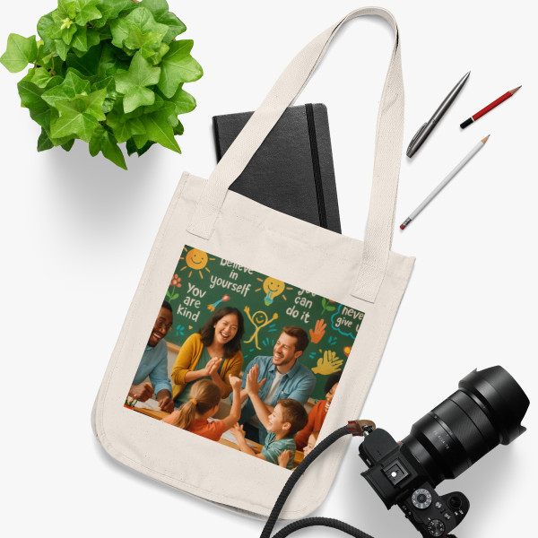 Inspire Every Day - Organic Canvas Tote Bag
