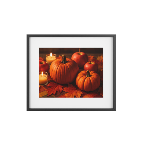Harvest Table Delight - Framed Posters, Matte