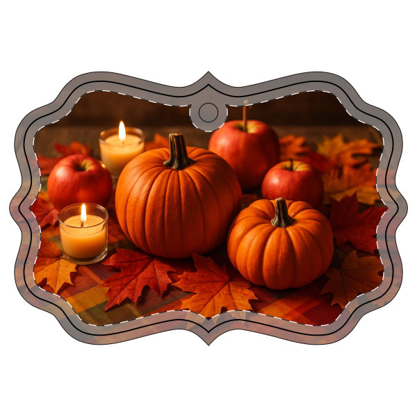 Harvest Table Delight - Acrylic Ornament (Multi-depth)