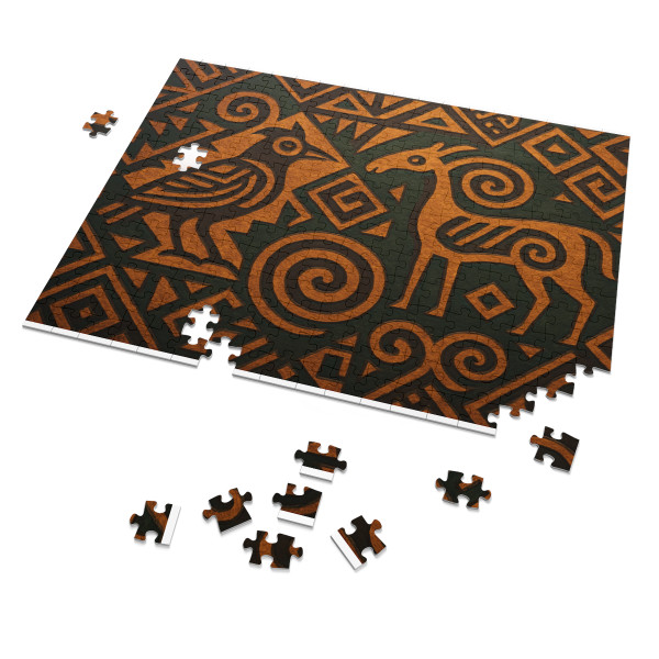 Echoes of Ancestors - Jigsaw Puzzle with Tin