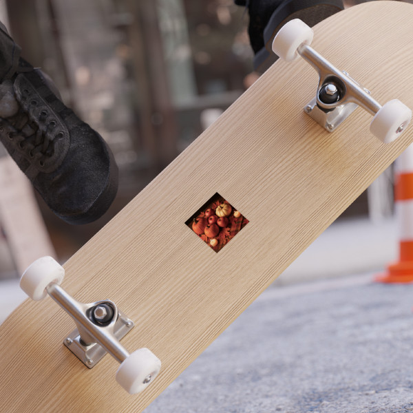 Harvest Table Delight - Transparent Outdoor Stickers, Square, 1pc