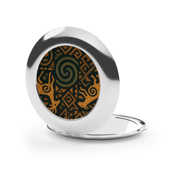 Echoes of Ancestors - Compact Travel Mirror
