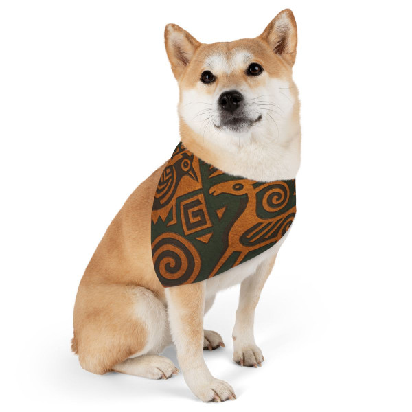 Echoes of Ancestors - Pet Bandana Collar