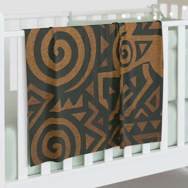 Echoes of Ancestors - Baby Swaddle Blanket