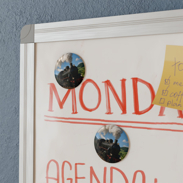 Steam Era Adventure - Button Magnet, Round (1 & 10 pcs)
