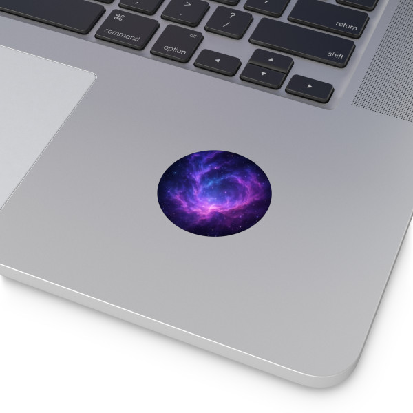 Cosmic Frontier - Round Vinyl Stickers