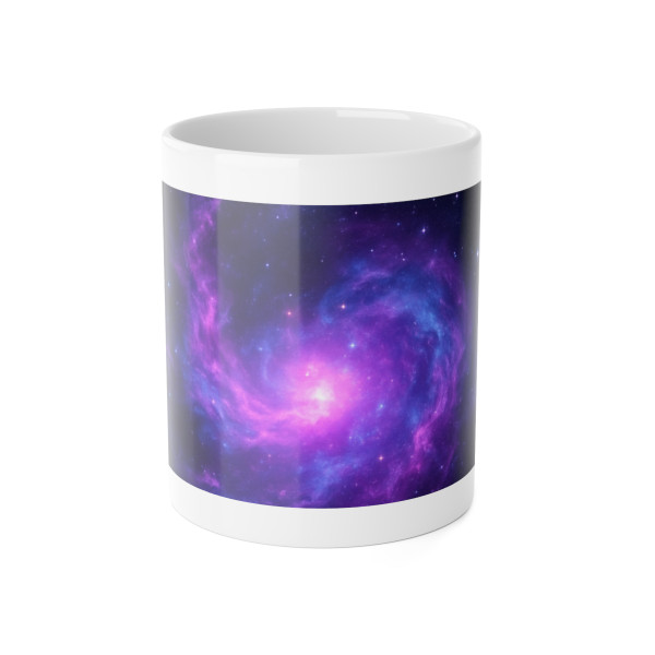 Cosmic Frontier - White Ceramic Mug, 11oz