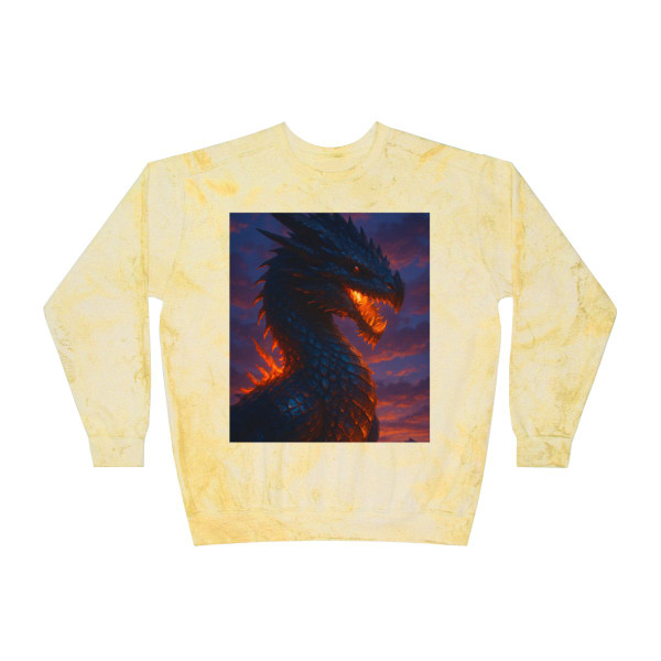 Celestial Flame Keeper - Unisex Color Blast Crewneck Sweatshirt Celestial Flame Keeper - Unisex Color Blast Crewneck Sweatshirt