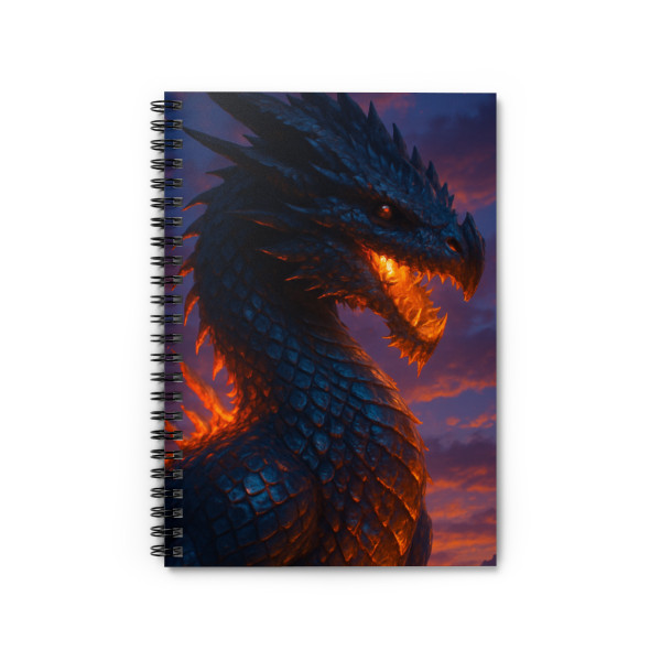 Celestial Flame Keeper - Spiral Notebook - Ruled Line
