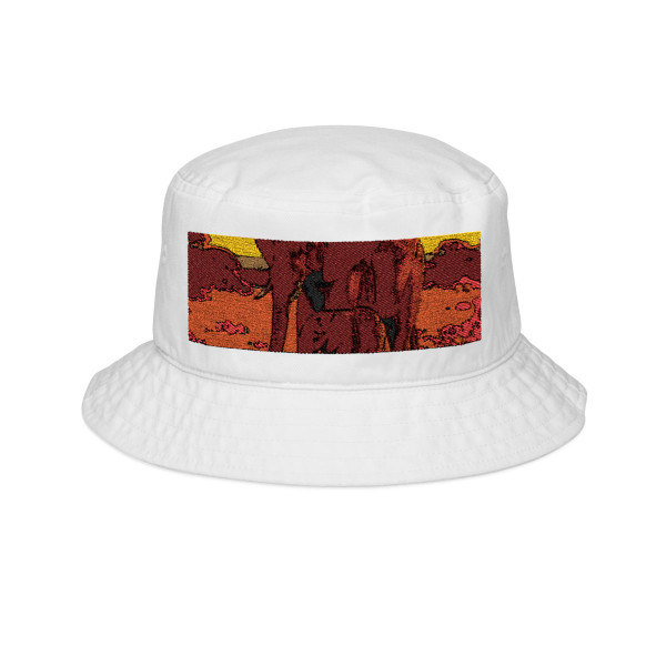 Majestic Elephant Guardian - Bucket Hat (Embroidery)