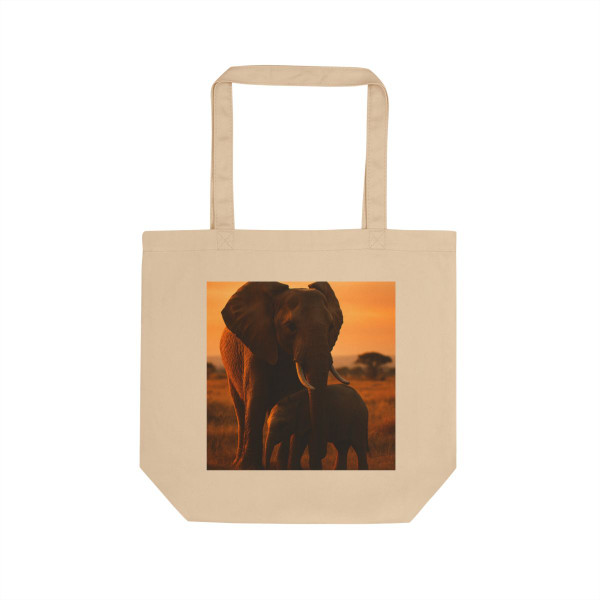 Majestic Elephant Guardian - Eco Tote Bag