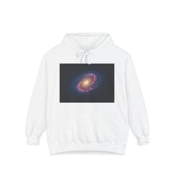 Luminous Galactic Halo - Unisex Garment-Dyed Hoodie