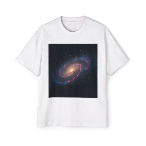 Luminous Galactic Halo - Men's Heavy Oversized Tee